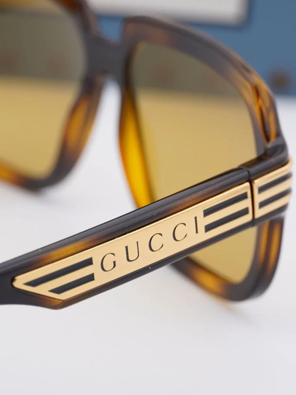 Gucci GG0979S 002 Square Sunglasses - Havana\Brown